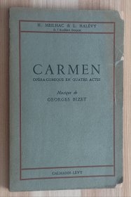 法文书 Carmen: Opéra comique en quatre actes