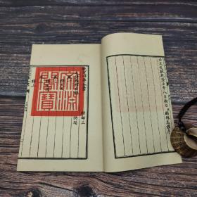 台湾艺文印书馆版 清顾栋高撰《毛詩類釋》（32K线装/全6冊）自然旧