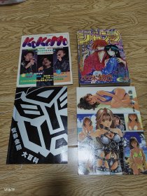 桂正和 全彩画集，图中右下角这本，不含桂正和鼠标垫和其他几本。