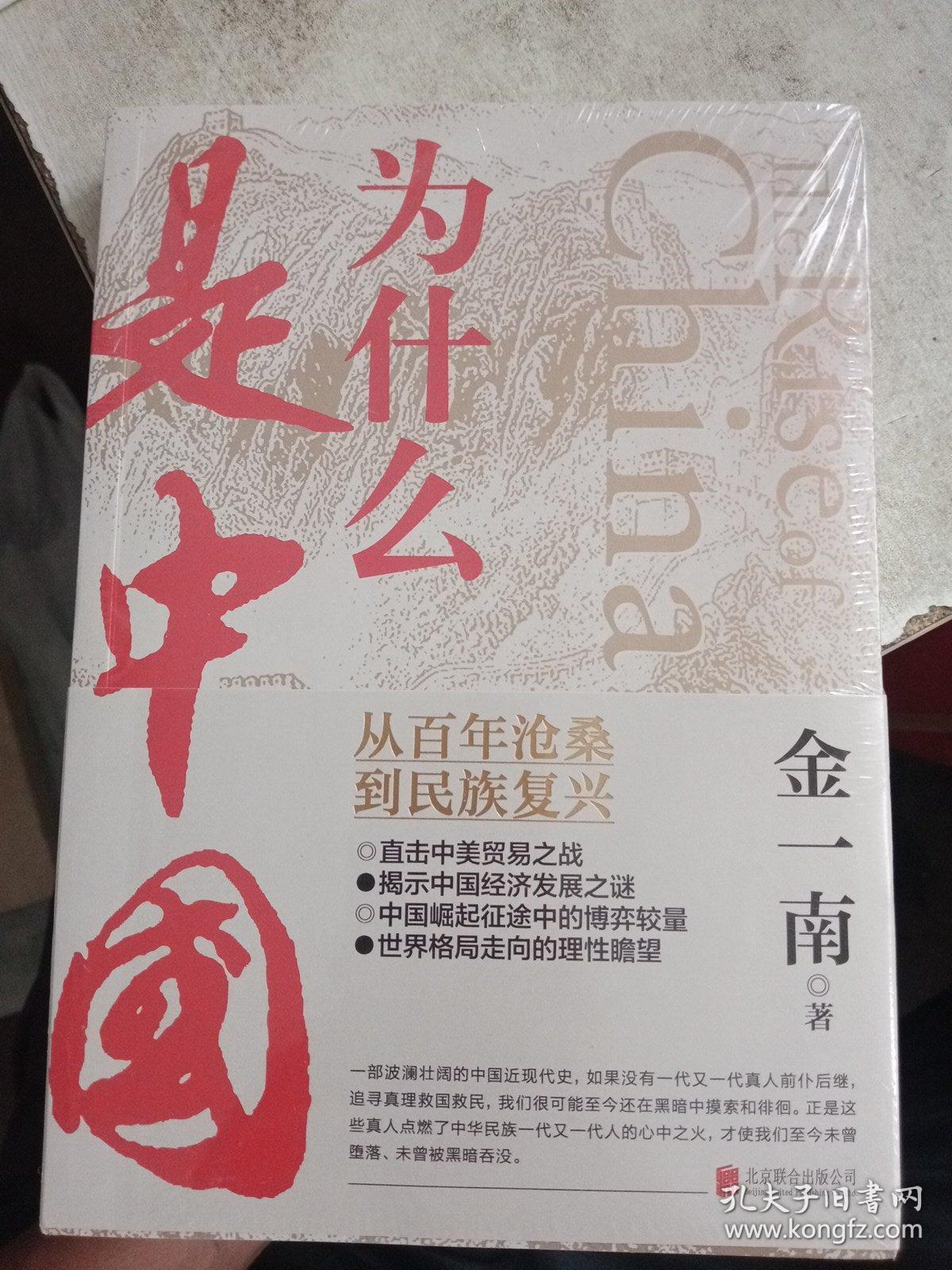 为什么是中国（金一南2020年全新作品。后疫情时代，中国的优势和未来在哪里？面对全球百年未有之大变局，中国将以何应对？）【全新未拆封】