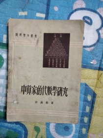 中算家的代数学研究