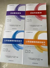 公司金融顾问丛书：公司金融顾问综合知识上下，企业投资筹划，企业融资筹划【四本合售】