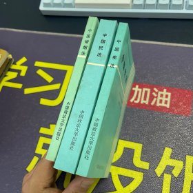 全国中等专业学校法学试用教材：中国宪法、中国民法、中国婚姻法3本合售