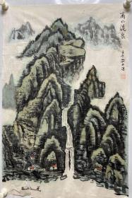 刘敬业画（高山流水）