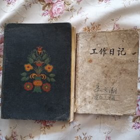 老日记本两本