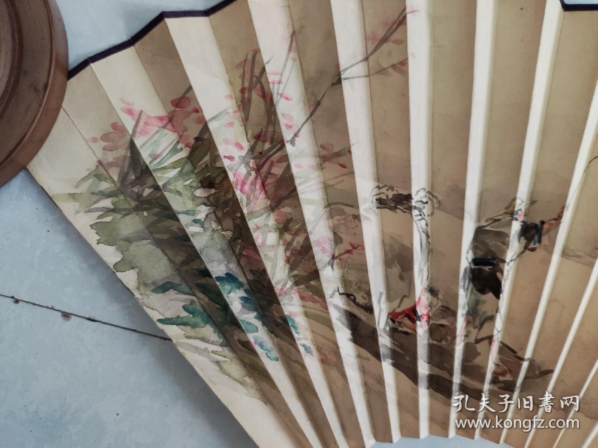 阎道生（1884—1962），字子阳(昜)。河北霸州市扬芬港村（原属河北静海县）人，直隶提学使司画师。12岁在天津杨柳青卖画，19岁就读于湖北武备学堂，肄业后长期寓津作画，并拜李存义为师习武。1916年执教于天津中华武士会。1921年参办天津书画慈善会，致力于慈善事业。曾创立阅庐教育基金，在家乡捐资办校。“七·七事变”后归隐田园，生前出版《新修身》、《书法指南》、《阎子阳画册》。先生扇面存世很少。