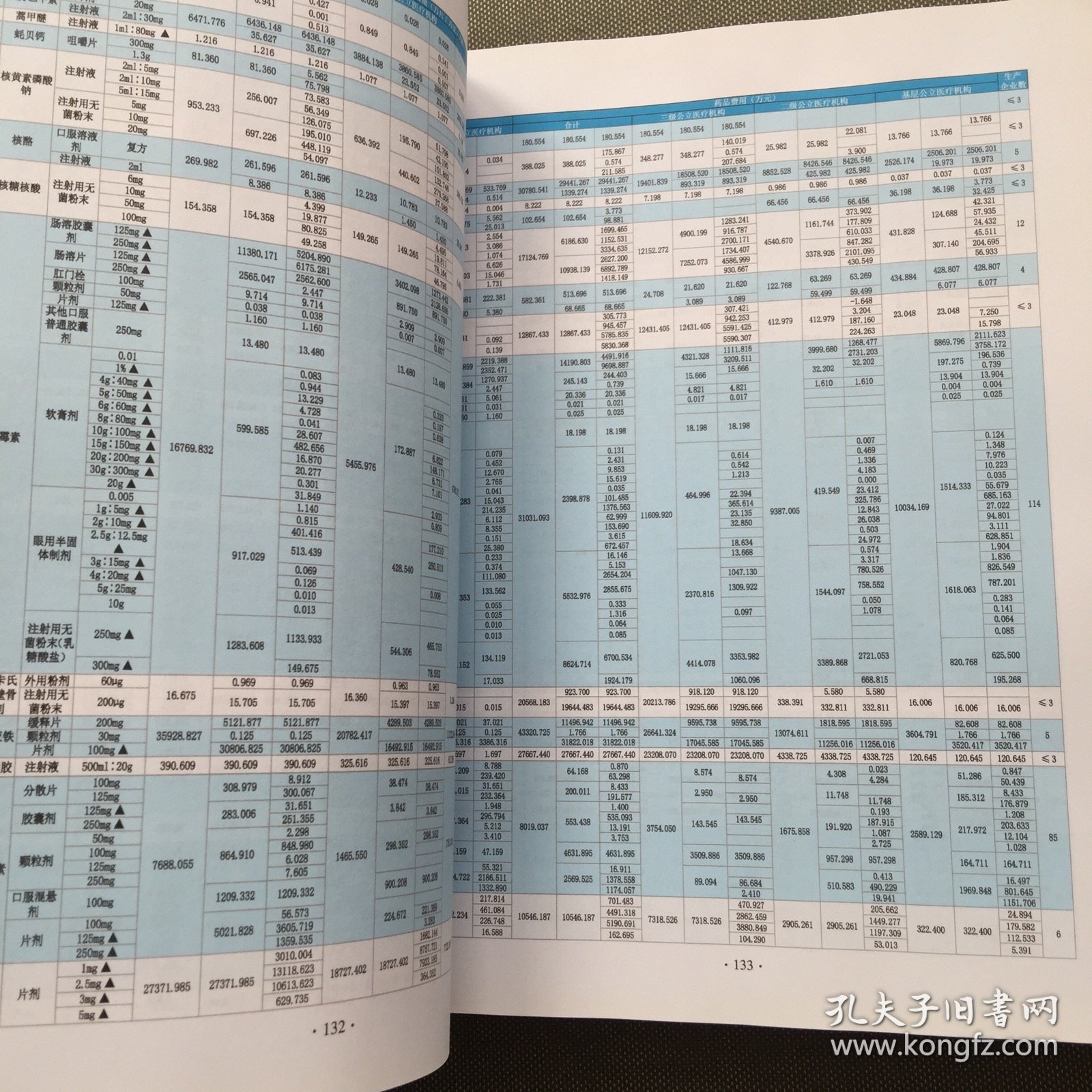 全国公立医疗机构药品使用监测报告（2021年度）【精装大16开】