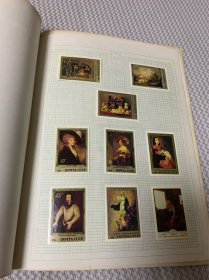 一个人收藏的外国邮票一册