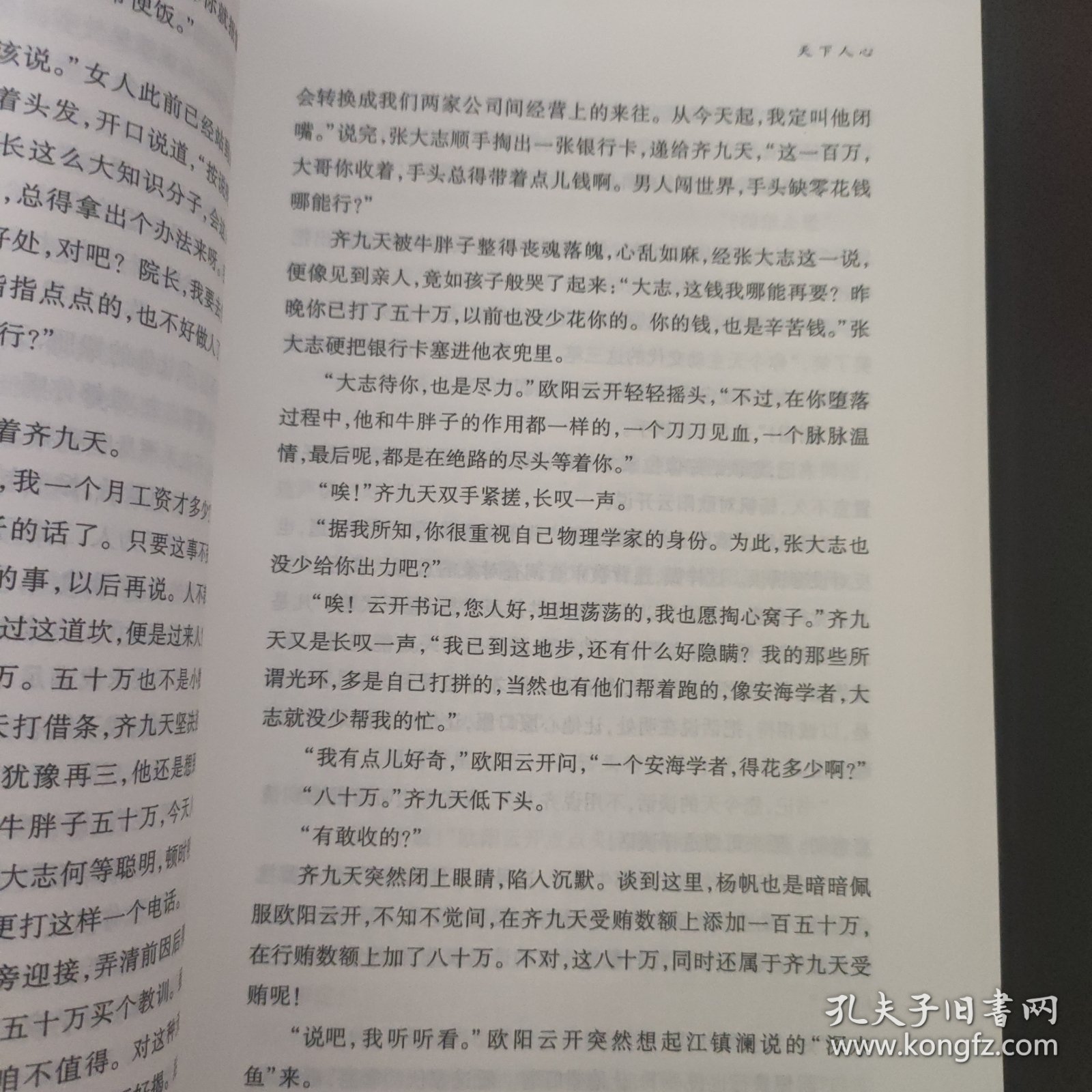 天下人心（纪检监察视角描写反腐败斗争的长篇小说力作）
