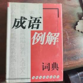 成语例解词典