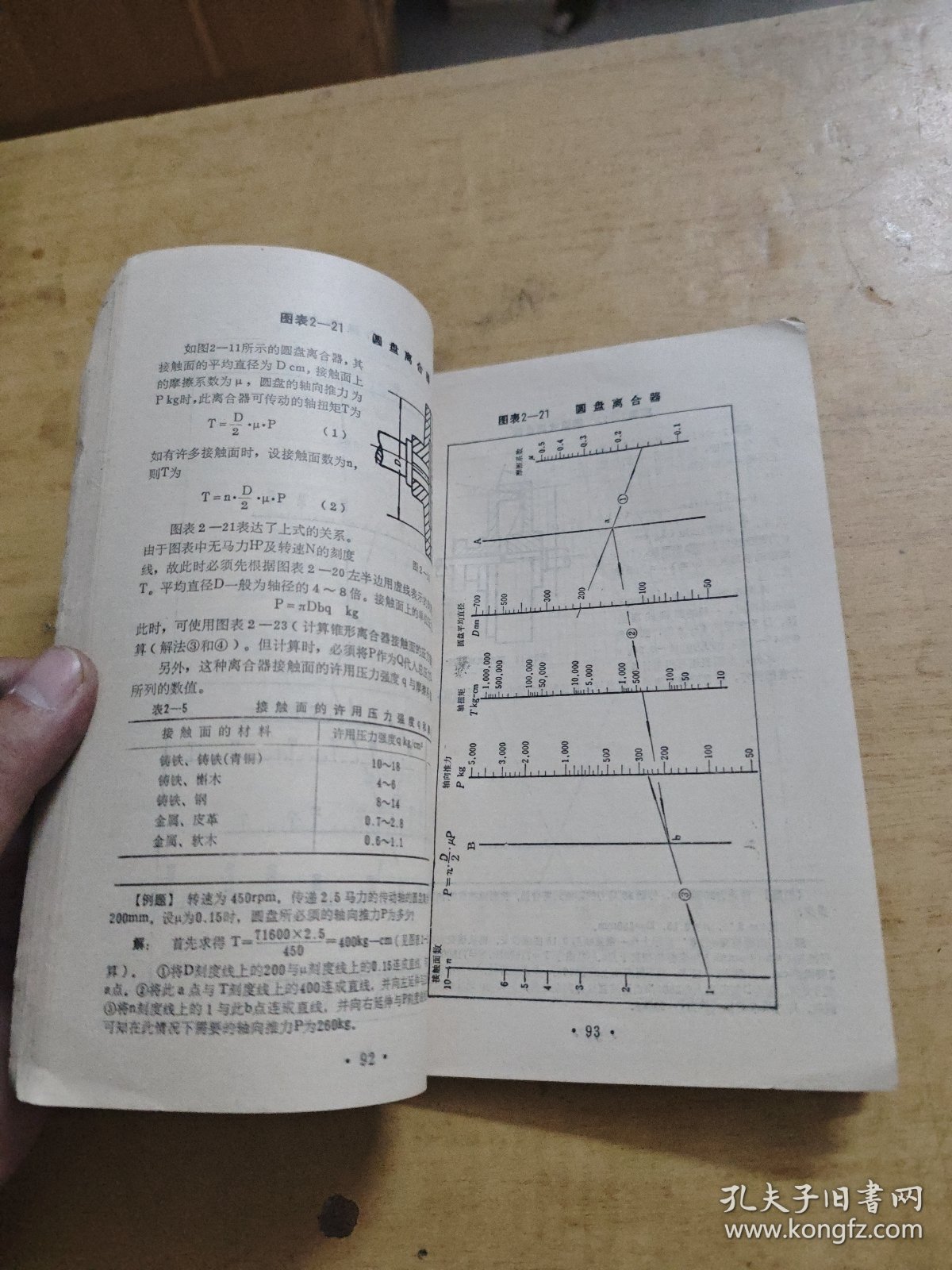 机械设计计算图表集