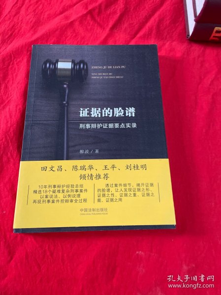 证据的脸谱 刑事辩护证据要点实录