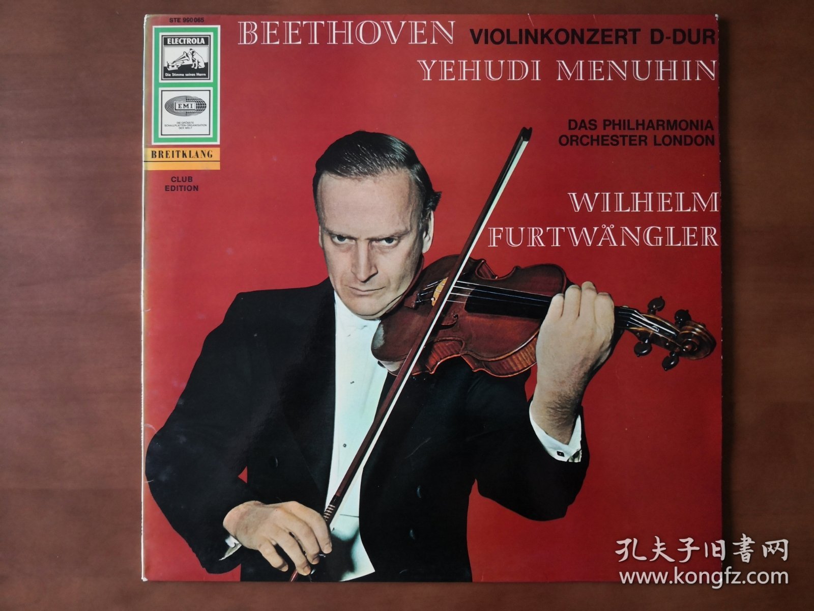 贝多芬、莫扎特小提琴协奏曲 黑胶LP唱片双张 包邮