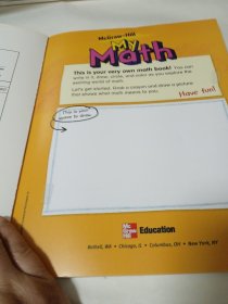 正版 McGraw-Hill My Math Volume 1