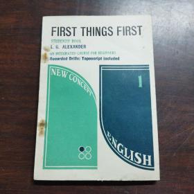 First Things First: Student's Book (New Concept English)（英文原版）