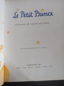 le petit prince by Antoine de Saint-Exupery ---- 圣埃克絮佩里 小王子 法文原版 布面精装本