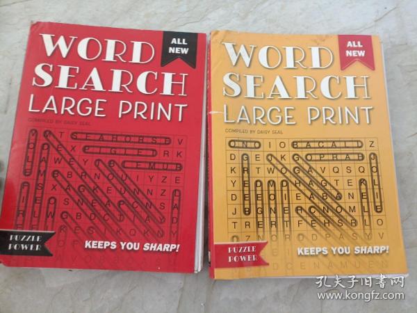 Word search large print 两本合售