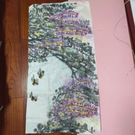 秋萍画满园春色（秋萍～齐辛民夫人）