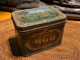 前苏联古董老茶叶盒