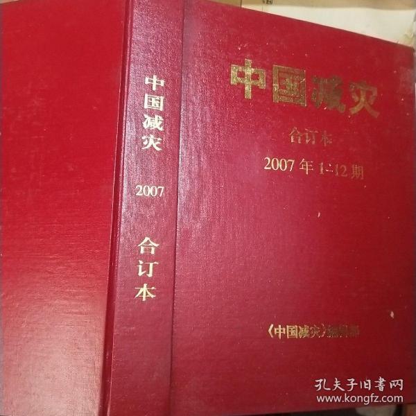 中国减灾2007合订本