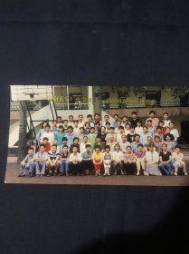 济南客车厂中学初三一班全体师生毕业留念1999年6月老照片合影老集体照毕业照