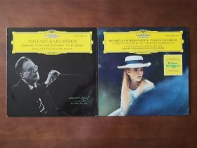 莫扎特两首交响曲、两首钢琴协奏曲 黑胶LP唱片双张 包邮
