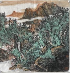 【保真字画】李星赋    68X68cm
笔名纯一，1972年生于广西桂林,毕业于广西师范大学。现为中国美术家协会会员，中国民盟盟员,中国当代美术研究院中国画院副院长,桂林漓江画院山水创研部主任价