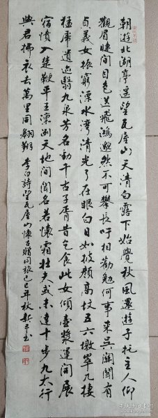 戴新吾（江苏书法家协会会员）·书法作品·（104*35）（029）