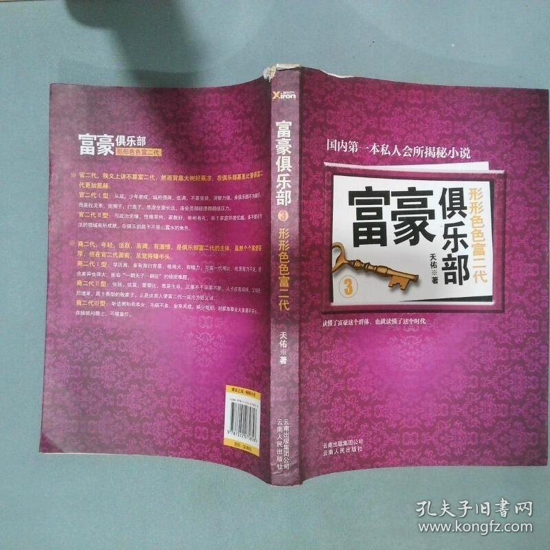 富豪俱乐部3 形形色色富二代  天佑著 云南人民出版社