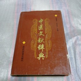 中医文献辞典 精装