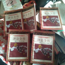 学生版中国古典文学名著 济公全传（6--10）标价为一本的价格