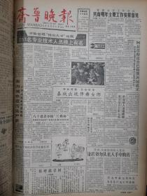 齐鲁晚报1988年11月16日