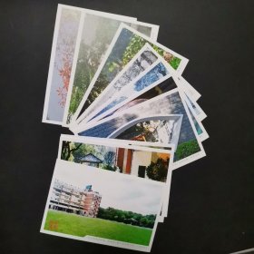 明信片 长沙市第十五中学建校百周年的明信片，10张，外有铁盒