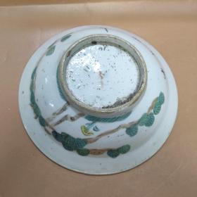 民国彩绘陶瓷碗 一件
