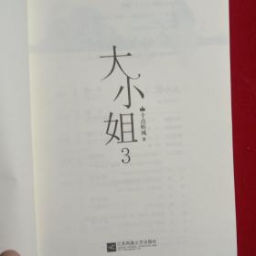 大小姐3。(江苏凤凰文艺出版社)