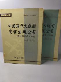 中国现代大通关实务法规全书：理论实务卷（上下卷）平装