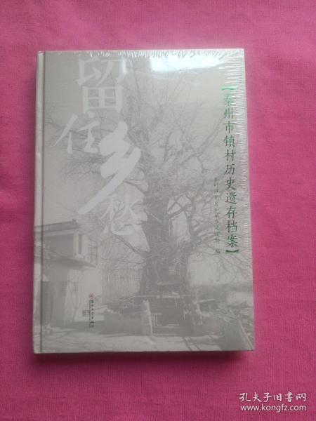 留住乡愁(泰州市镇村历史遗存档案)(精)