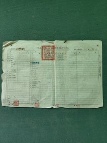 8开，1950年（地方资料）湖北省人民政府恩施区专员公署〔预算收支执行情况表〕