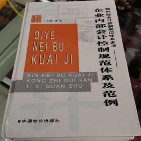 企业内部会计控制规范体系及范例（新内部会计控制规范体系全书），上中下