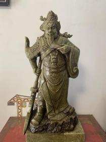 老岫玉关公雕像