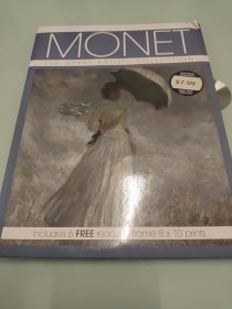 Monet (The Great Artists Collection) (Includes 6 Free 8x10 Prints) 英文原版-《伟大艺术家的作品系列：莫奈》(包括6张免费8x10印刷品)