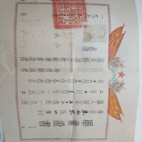 北京中医进修学校1953年毕业证