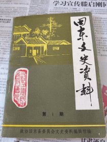 田东文史资料第一期