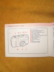 说明书:PENTAX  宾得 ESPIO 838  OPERATING  MANUAL