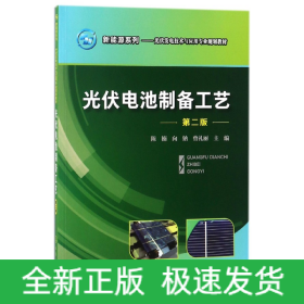 光伏电池制备工艺(第2版光伏发电技术与应用专业规划教材)/新能源系列