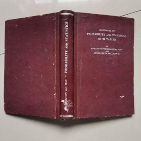 Handbook of Probability and Statistics With Tables 概率与统计手册