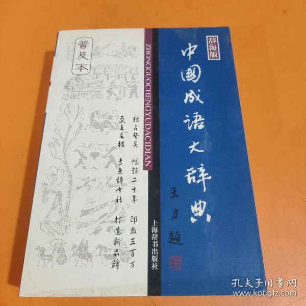 辞海版 中国成语大辞典（普及本）