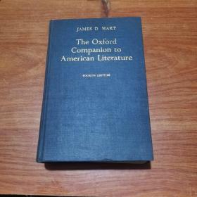 The Oxford companion to American literature 英文原版正版精装 牛津美国文学指南 992P 第四版 馆藏书