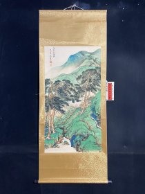 编号NQ一389 精品尺寸 高*宽175cm*68cm左右 画芯尺寸 高*宽105cm*58cm左右。