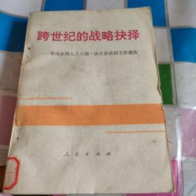 跨世纪的战略抉择:学习全国人大八届一次会议政府工作报告